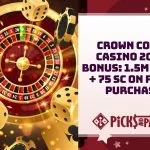 Crown Coins Casino 200% Bonus: Get 1.5M Crown Coins + 75 SC on Your First Purchase