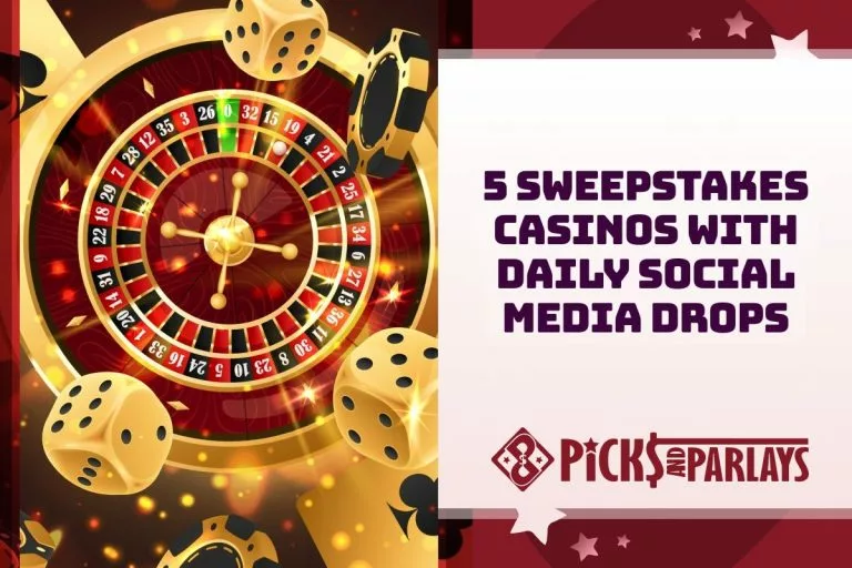 5 Sweepstakes Casinos with Daily Social Media Drops