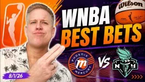 Video: Mercury vs Liberty Best Bets TODAY | Best WNBA Picks August 1, 2026