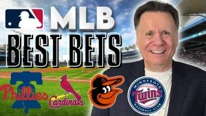 Video: Today's MLB BEST Bets: Phillies vs Cardinals + Orioles vs Twins Picks and Predictions